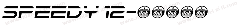 Speedy 12字体转换